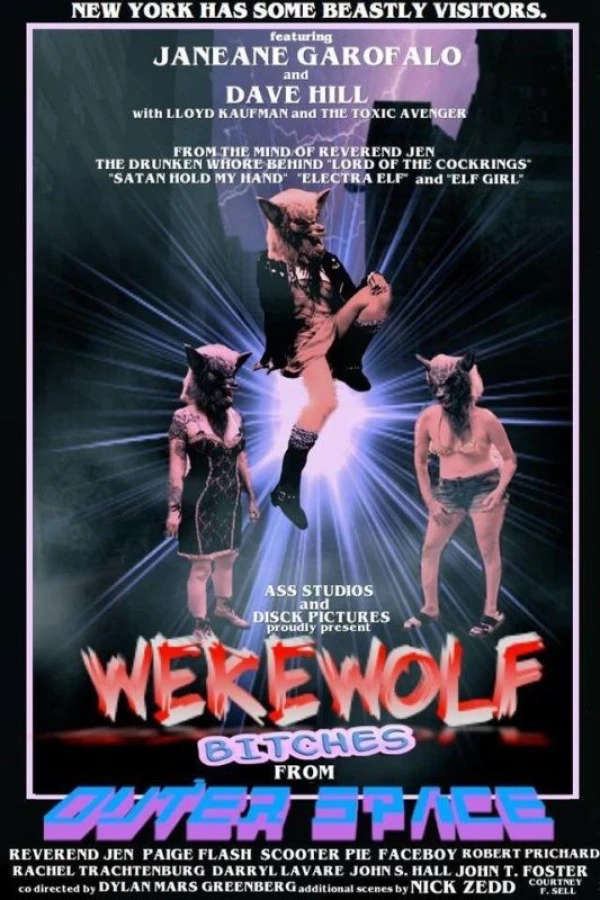 Werewolf Bitches from Outer Space Poster