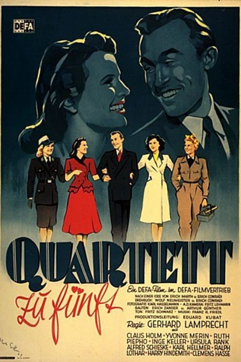 Quartett zu fünft Poster