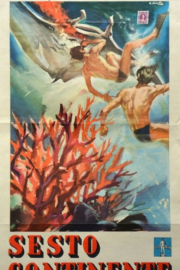 Blue Continent Poster