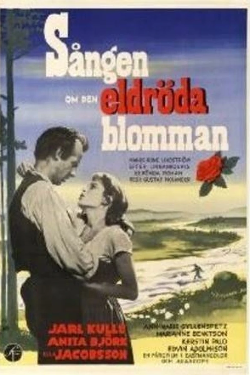 Sången om den eldröda blomman Poster