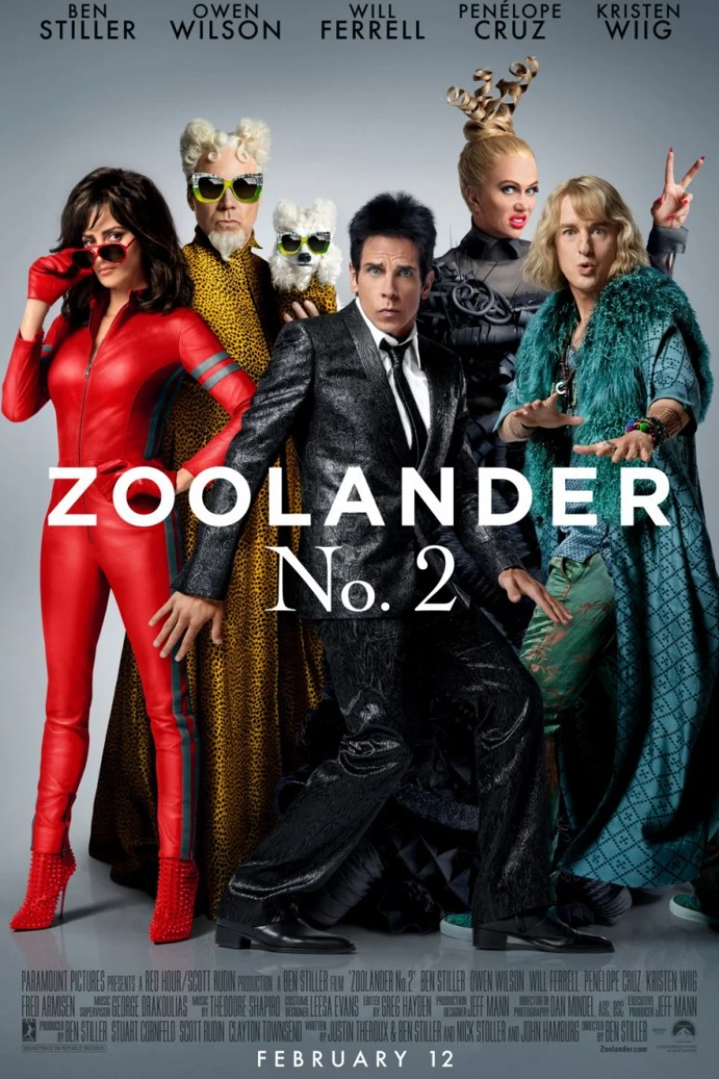 Zoolander No. 2 Poster