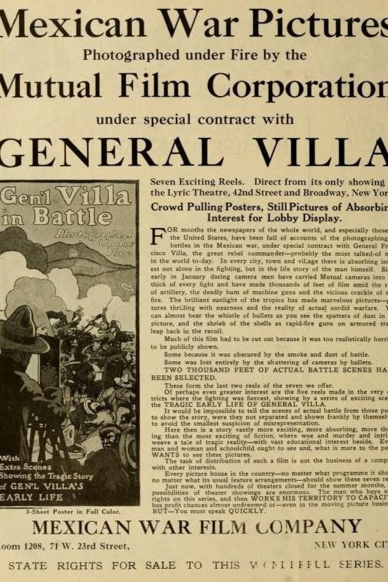 The Life of General Villa Poster