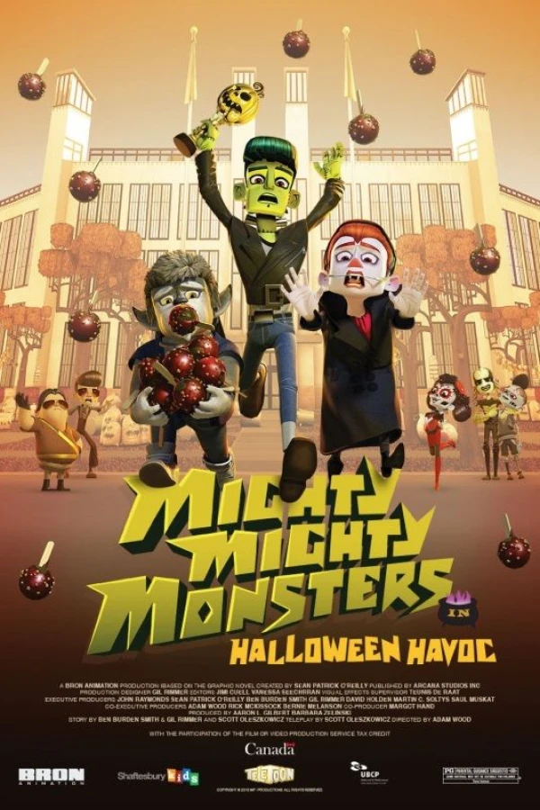 Mighty Mighty Monsters in Halloween Havoc Poster