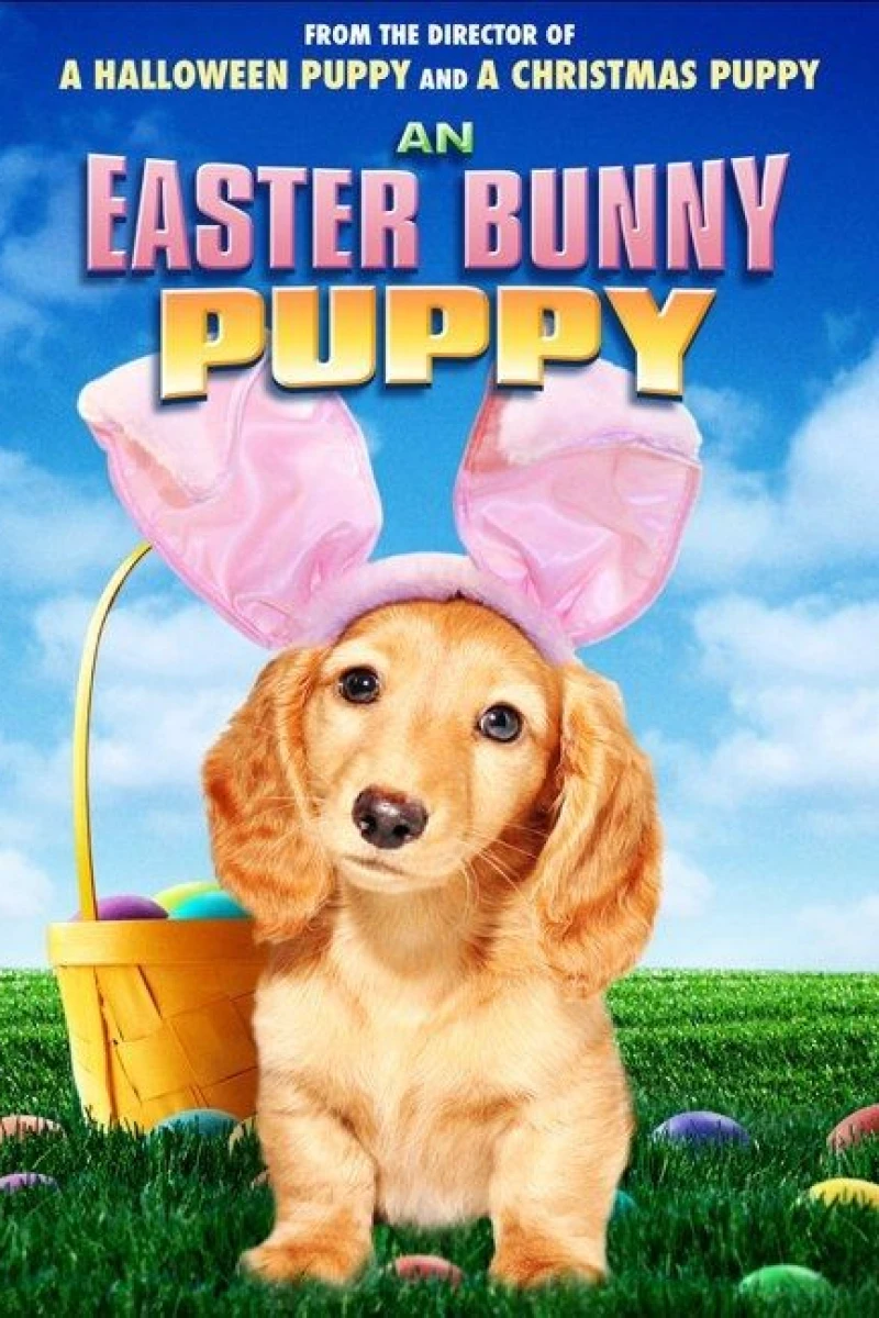 An Easter Bunny Puppy Poster