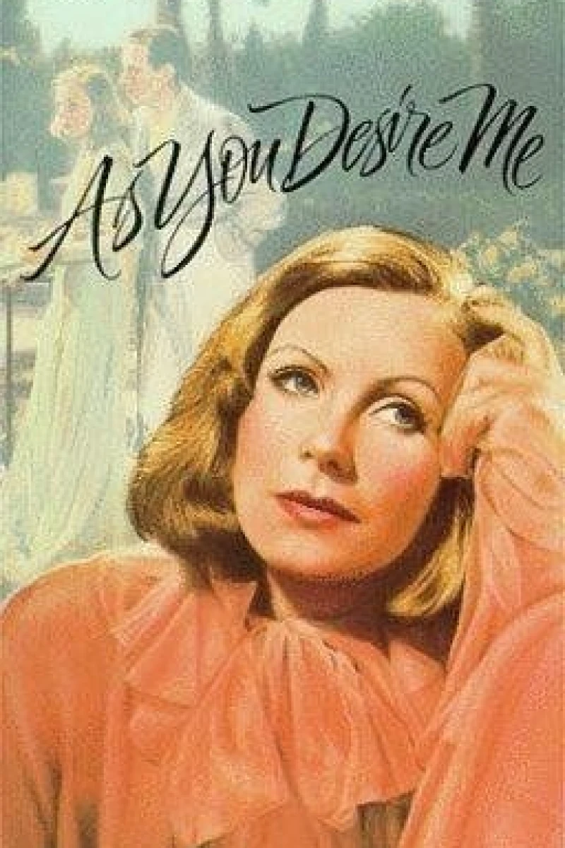 As You Desire Me Poster