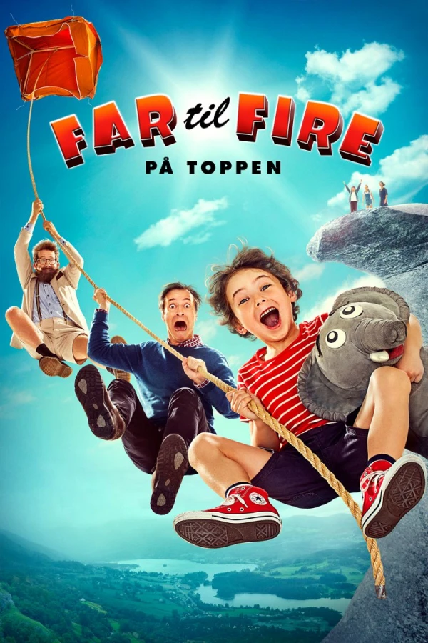 Far til fire på toppen Poster