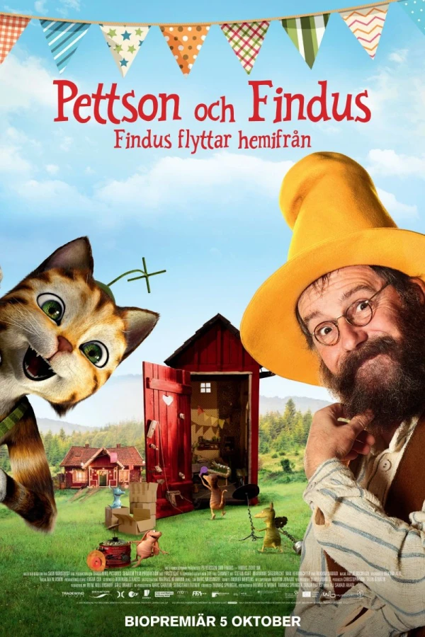 Pettson och Findus - Findus flyttar hemifrån Poster