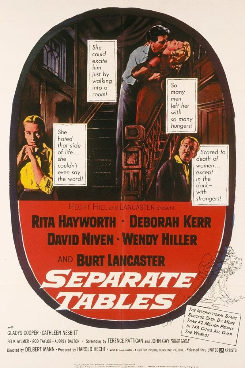 Separate Tables Poster