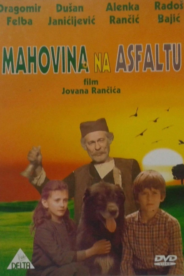 Mahovina na asfaltu Poster