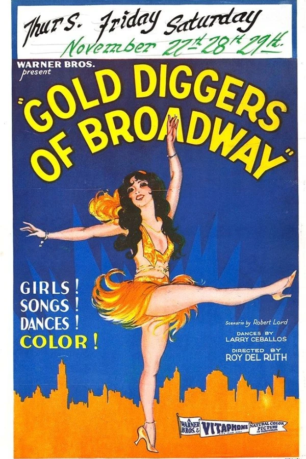 Gold Diggers of Broadway Poster