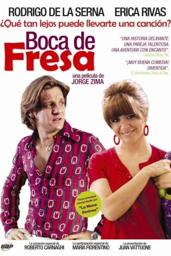 Boca de fresa Poster