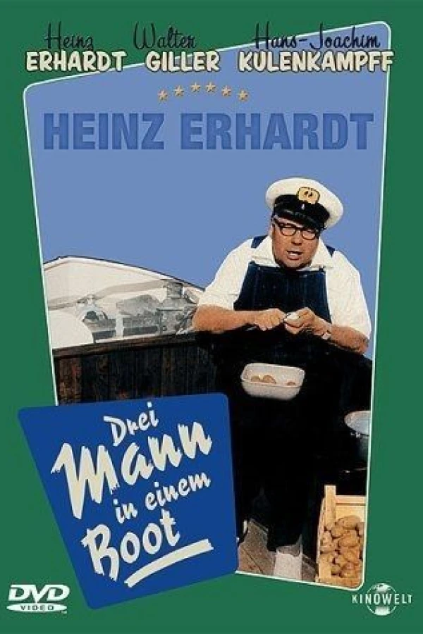 Drei Mann in einem Boot Poster