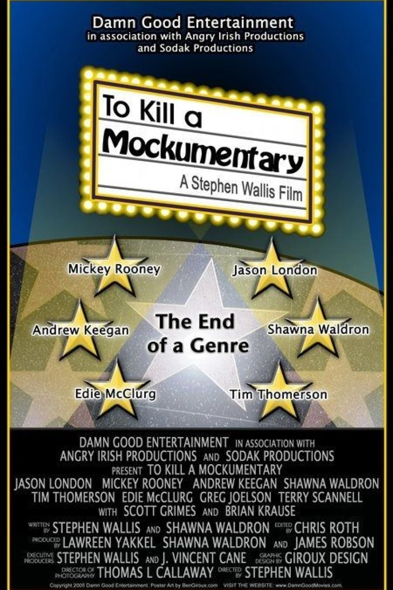 To Kill a Mockumentary Poster