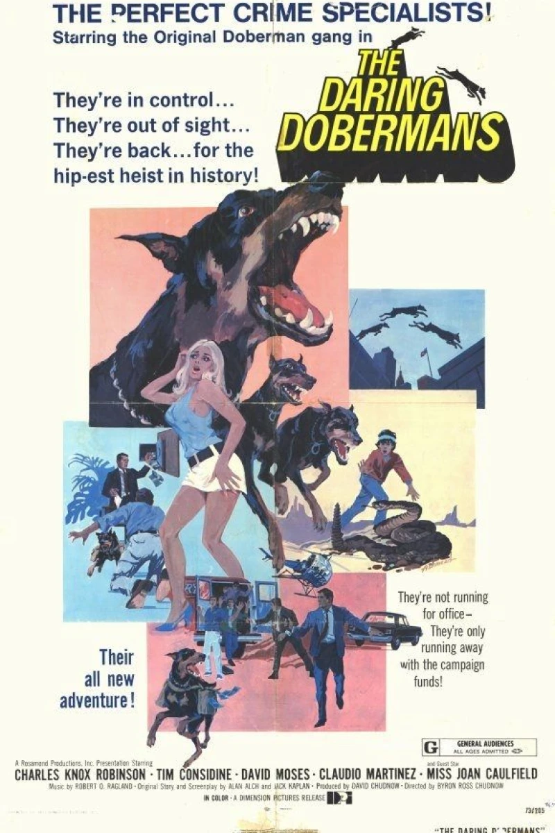 The Daring Dobermans Poster