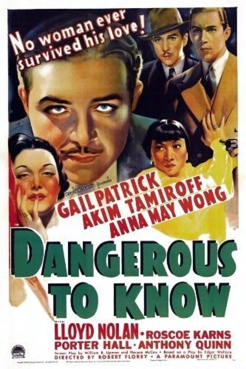 Dangerous to Know Poster