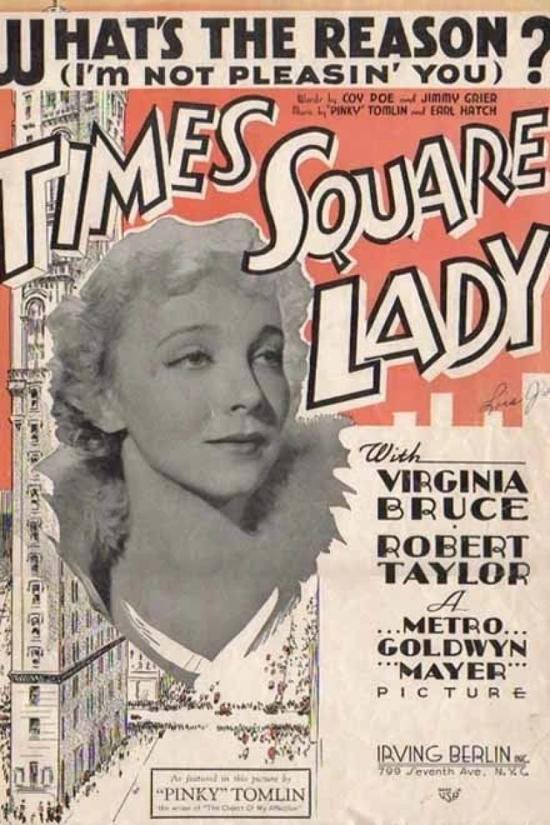 Times Square Lady Poster