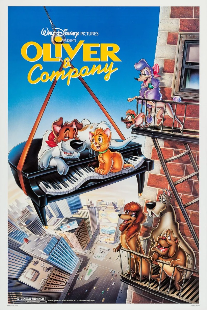 Oliver and Company Poster