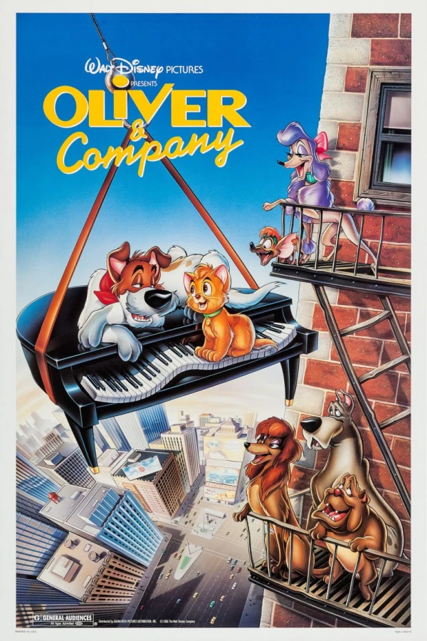 Oliver and Company Poster