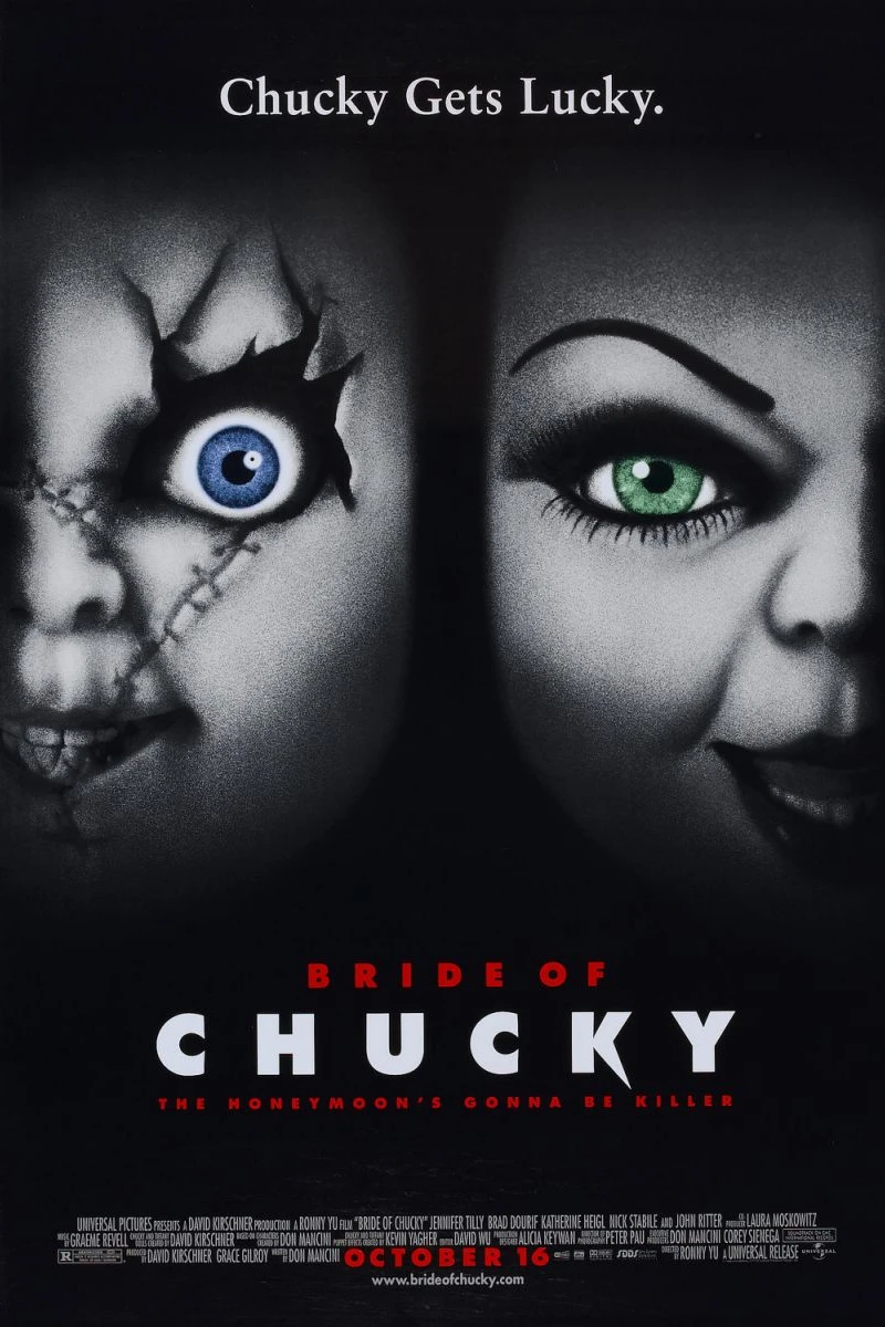 Chucky and His Bride Poster