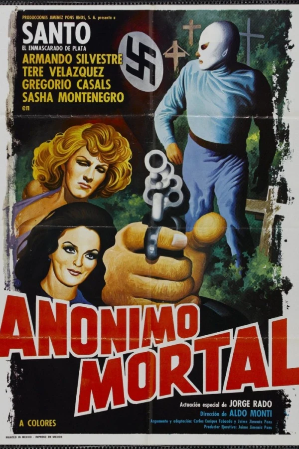 Santo in Anonymous Death Threat Poster