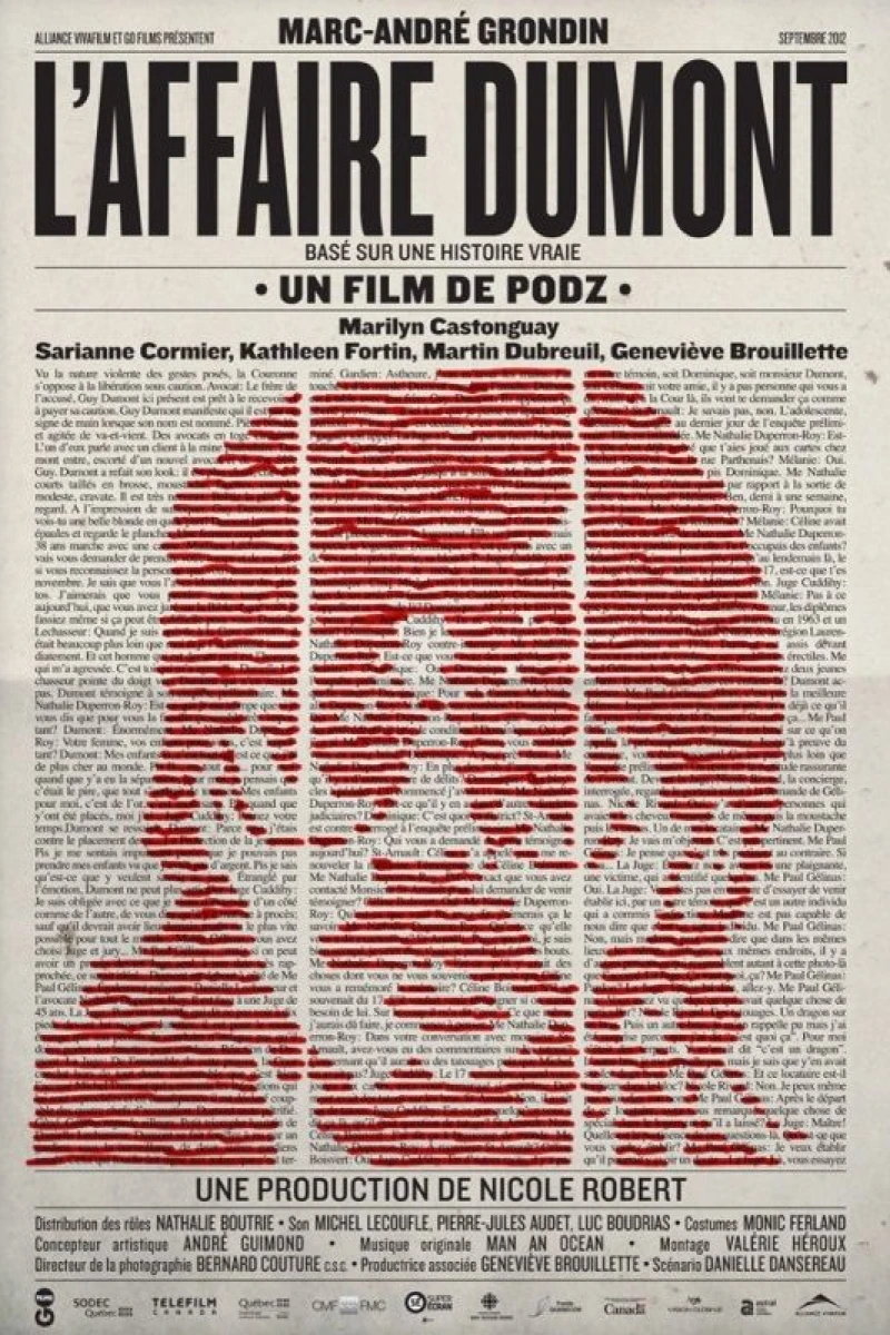 L'affaire Dumont Poster