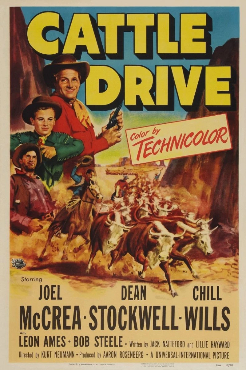 Cattle Drive Poster