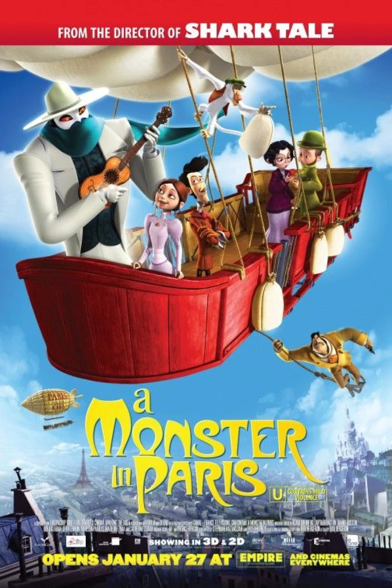 A Monster In Paris Poster