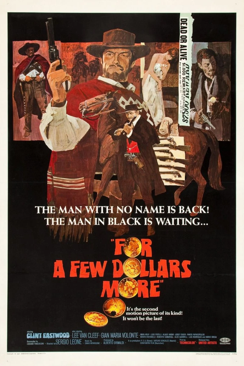 Man With No Name 2 - For A Few Dollars More Poster
