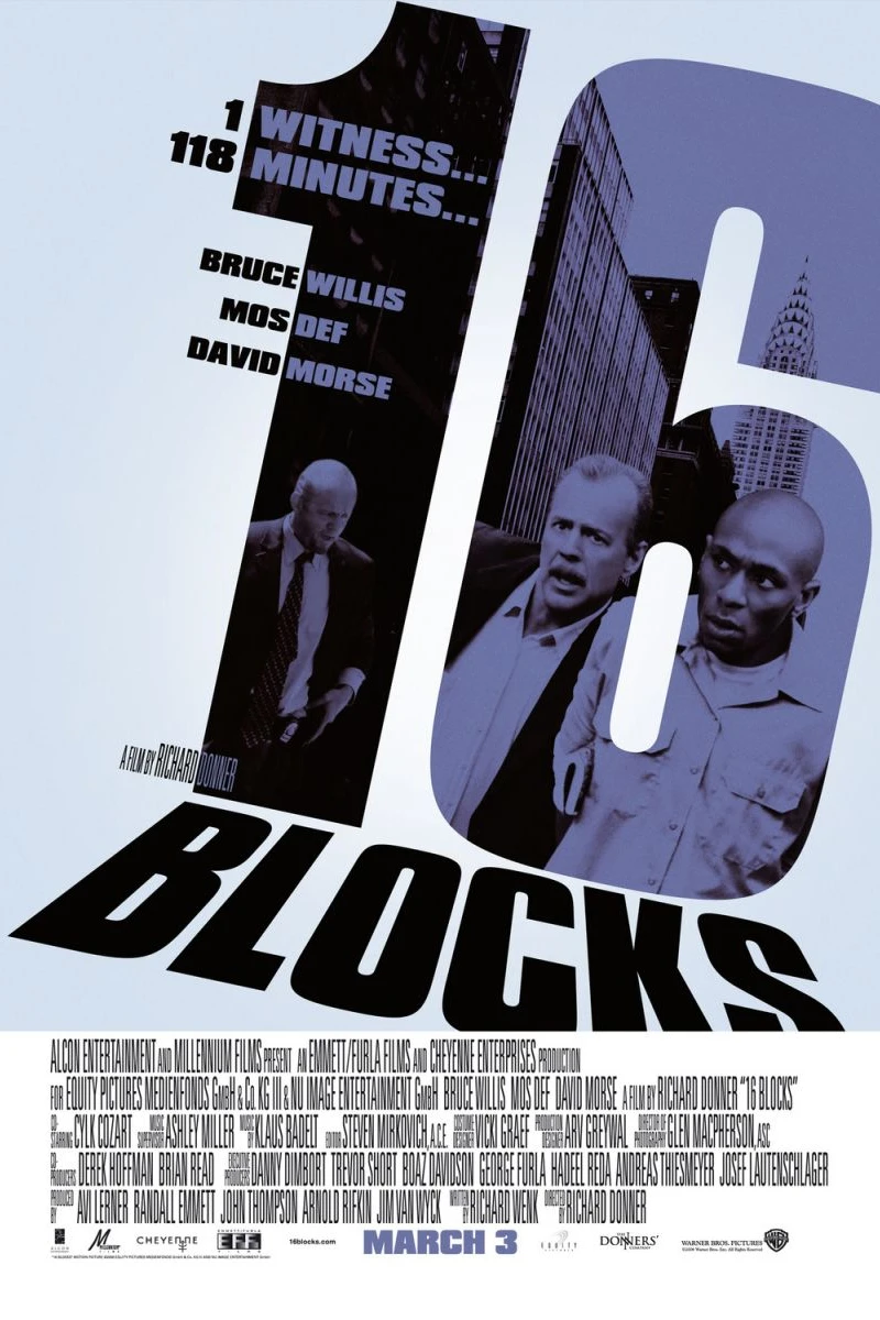 Sixteen Blocks Poster