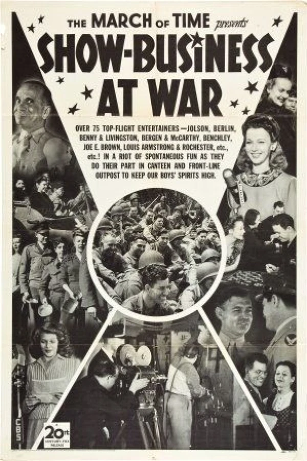 The March of Time: Show Business at War Poster