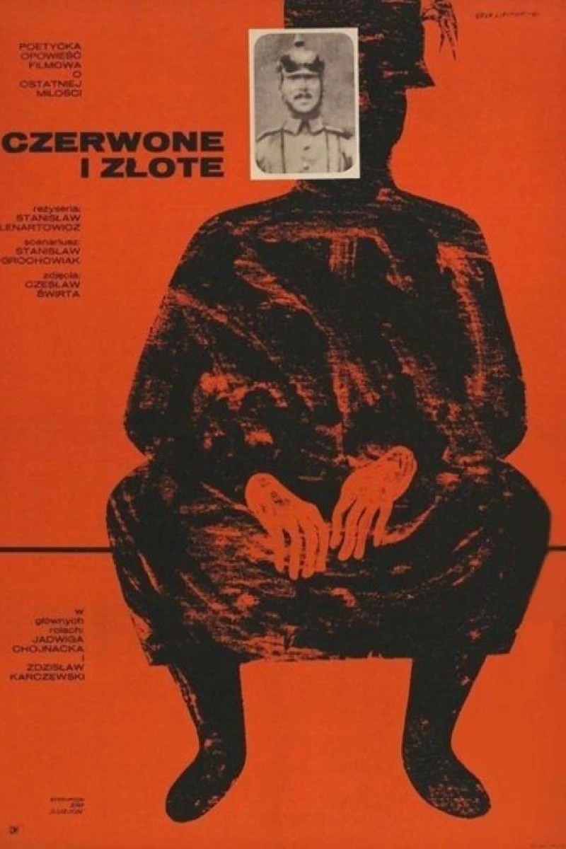 Czerwone i zlote Poster