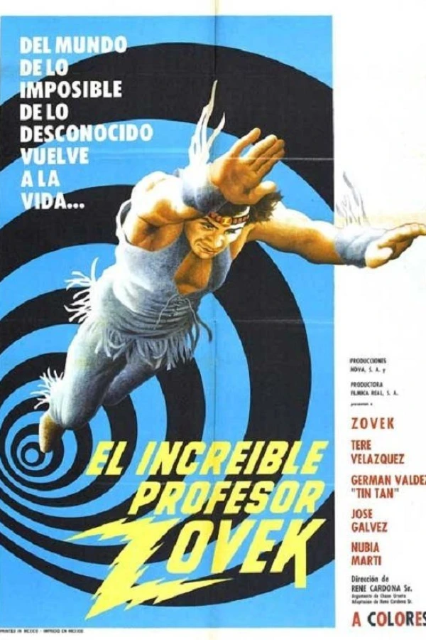 El increíble profesor Zovek Poster