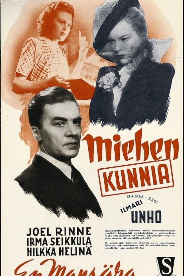 Miehen kunnia Poster