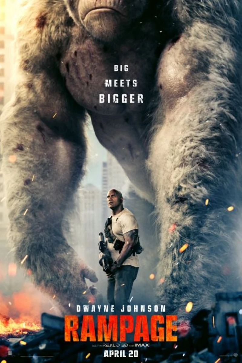 Rampage: Big Meets Bigger Poster