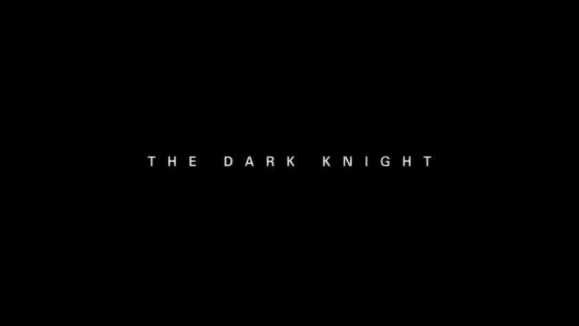 Batman: The Dark Knight Title Card