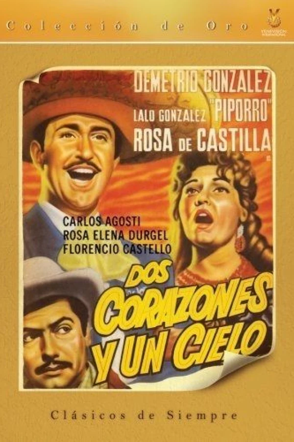 Dos corazones y un cielo Poster