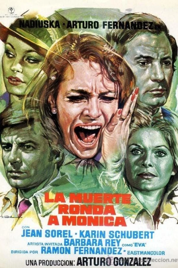 La muerte ronda a Mónica Poster