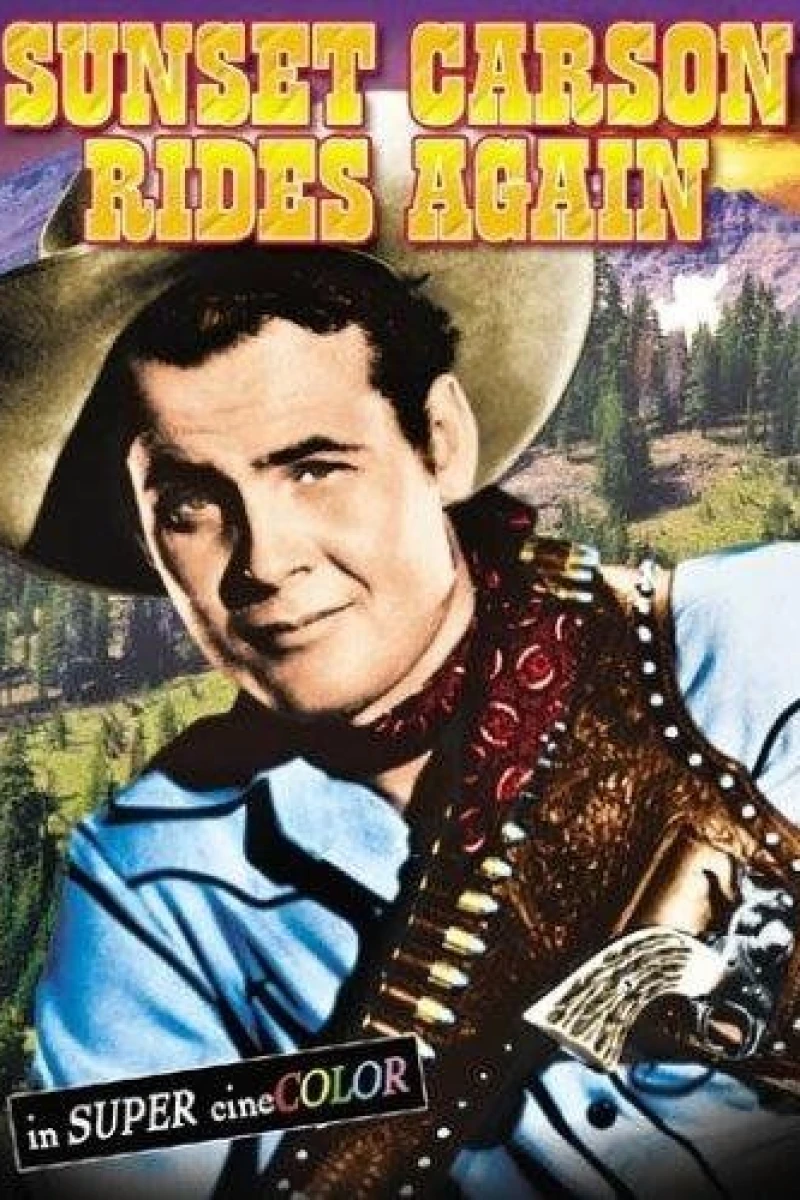 Sunset Carson Rides Again Poster