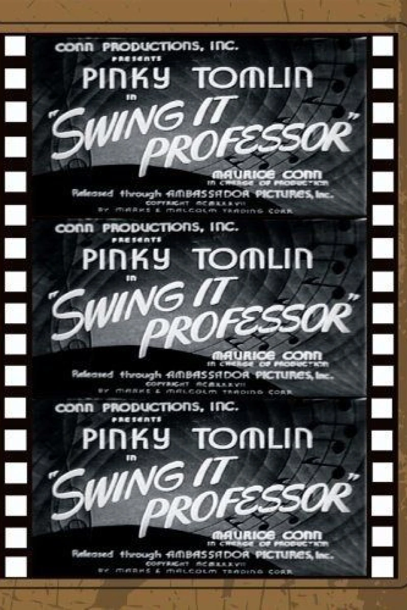 Swing It Professor Poster