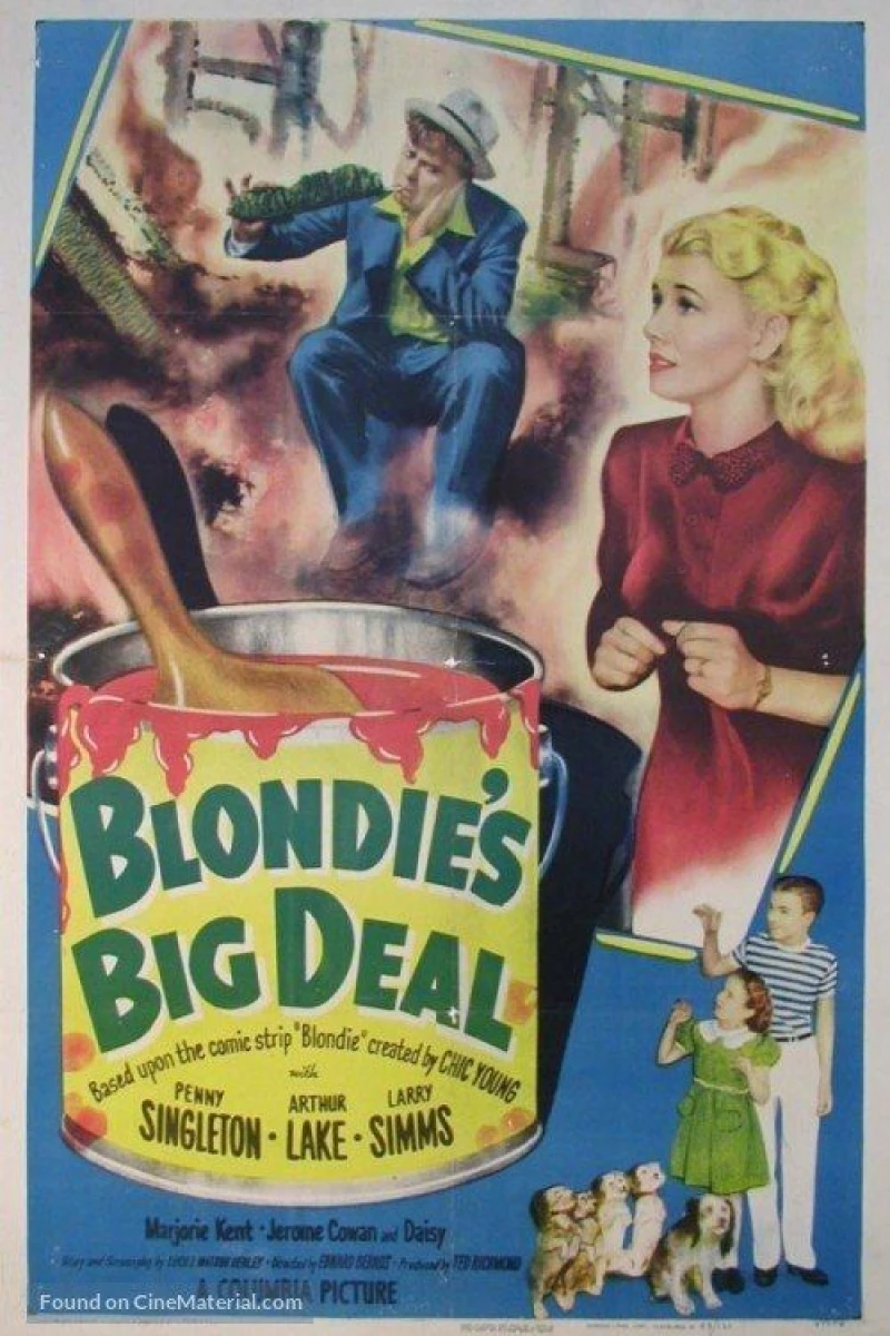 Blondie's Big Deal Poster