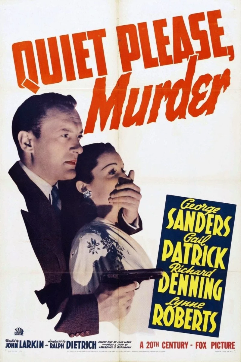 Quiet Please, Murder Poster