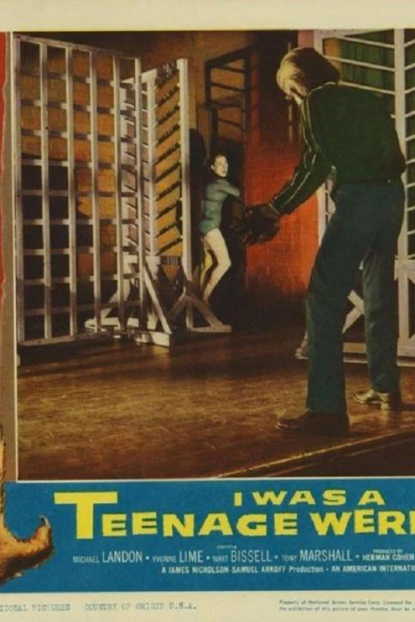 I Was a Teenage Werewolf Poster