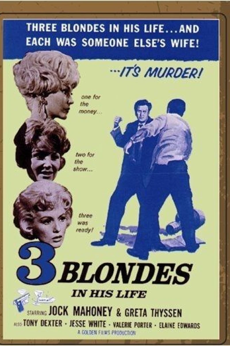 Three Blondes in His Life Poster