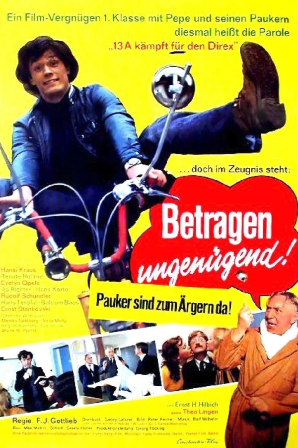 Betragen ungenügend! Poster