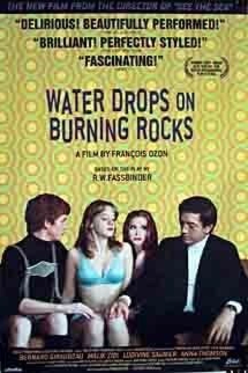 Water Drops on Burning Rocks Poster