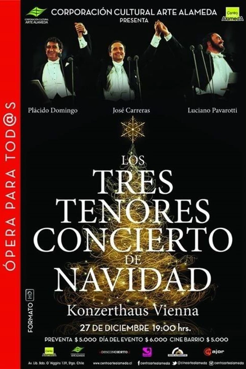 The Three Tenors Christmas Poster