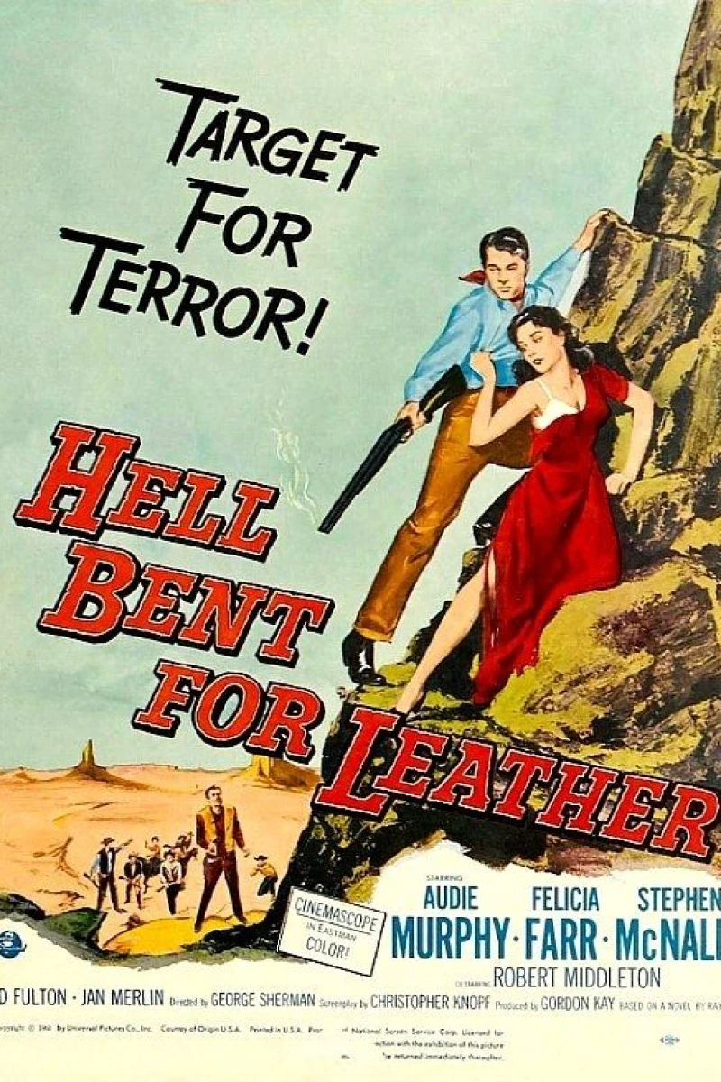 Hell Bent for Leather Poster