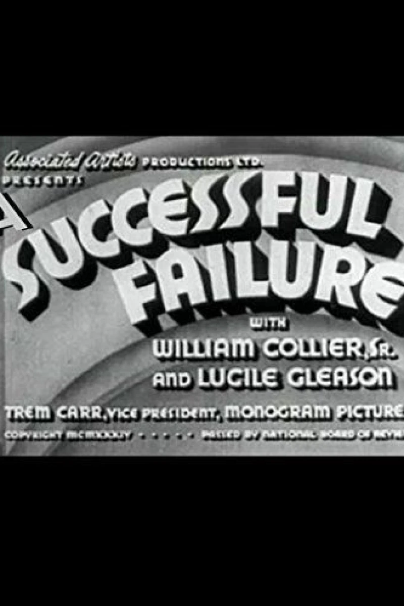 A Successful Failure Poster