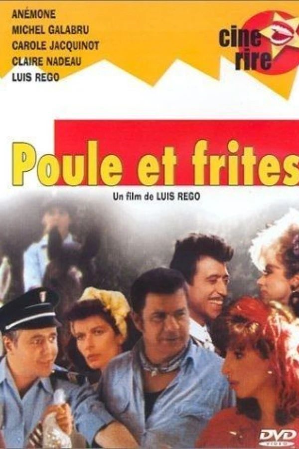 Poule et frites Poster