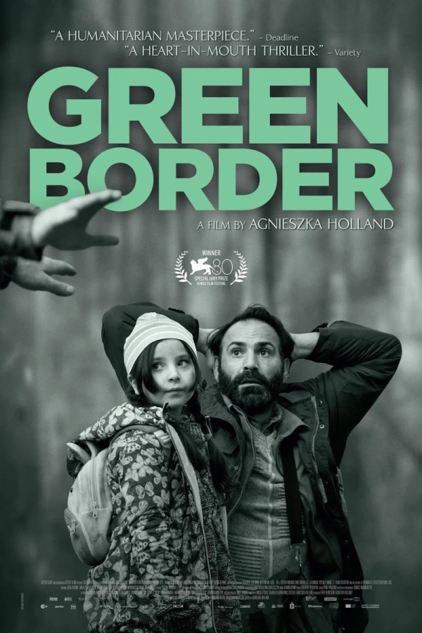 Green Border Poster